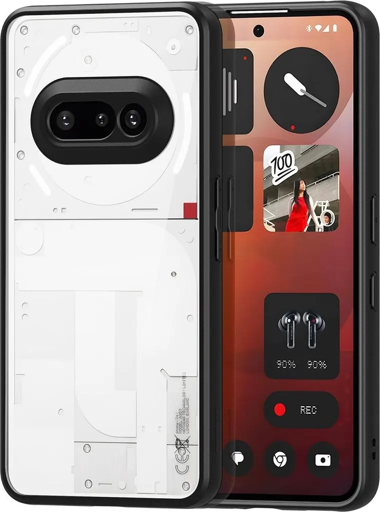 Custodia Anti-caduta Nothing Phone 3a Dux Ducis Aimo | Nero Opaco