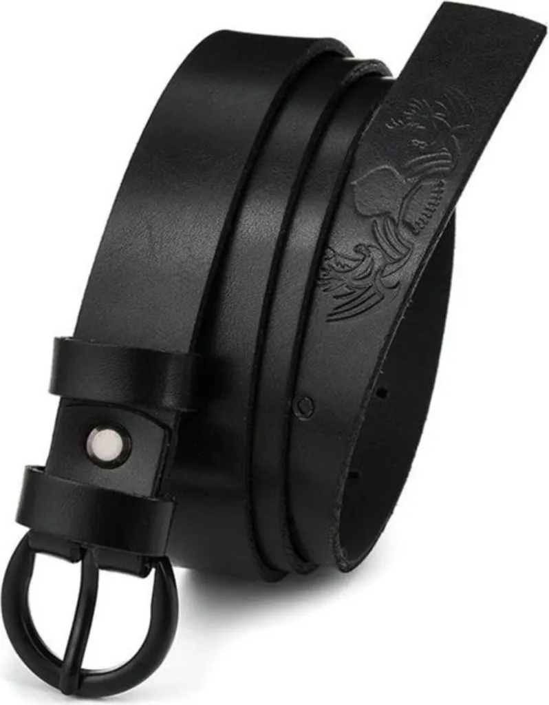 Ceinture noire Beltimore a65black90 idéale pour costume et jean 90cm