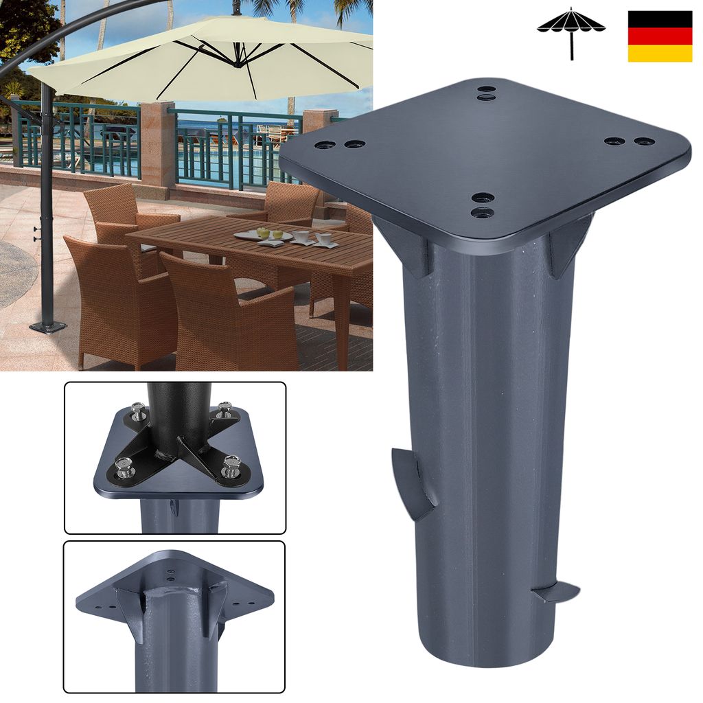 XMTECH Plaque de sol universelle Cheville de sol Pied de Image du produit 