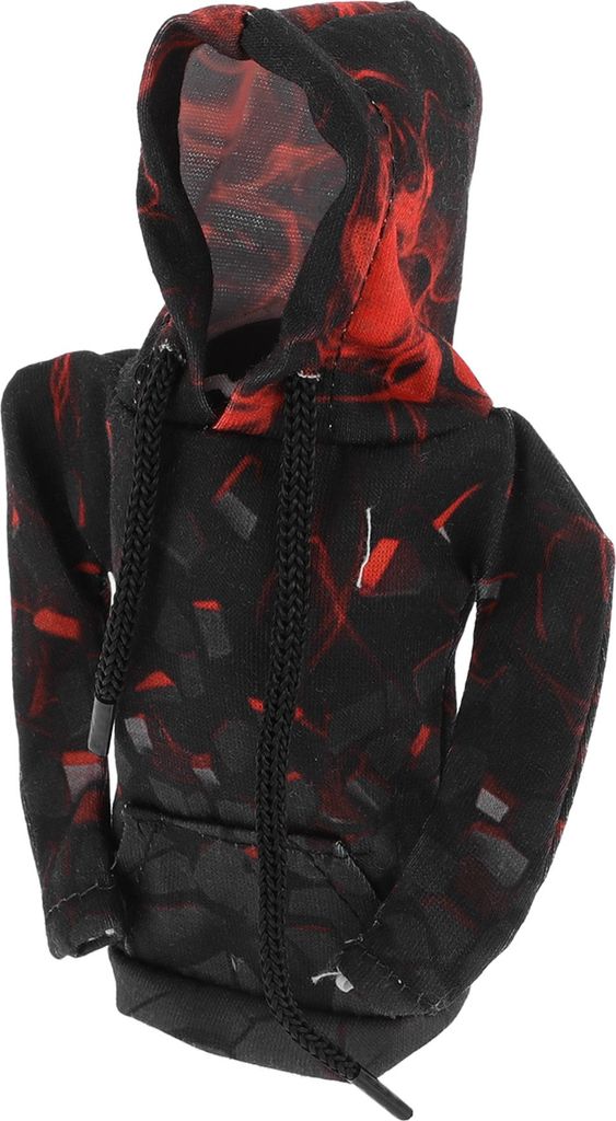 1 Stk. Schaltknaufabdeckung Dekoration Stick Schaltgriff Schutz 15x11cm Kapuzenstil Rot Schwarz Grau Polyester