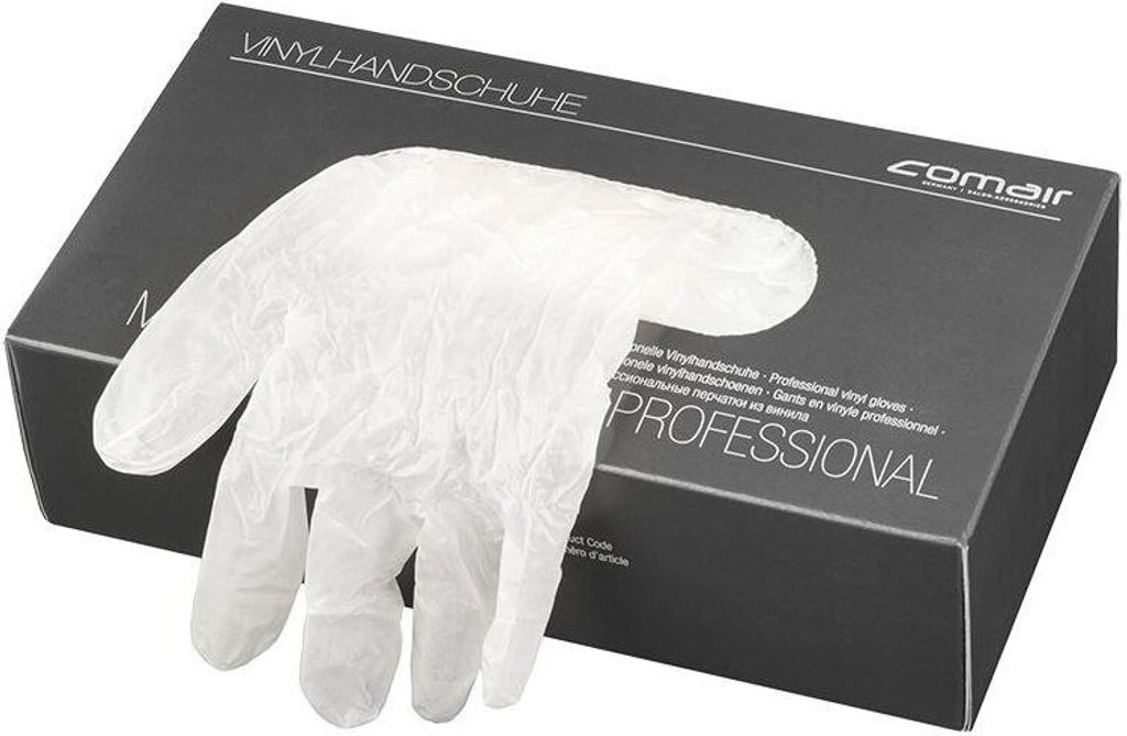 Comair Vinyl Gloves Powder-Free Size M 100-Box
