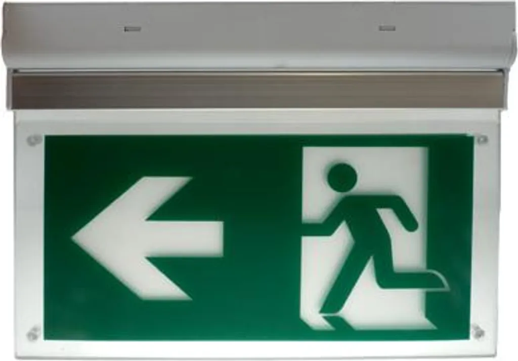Signalisation de Sortie LED pour Évacuation d'Urgence Bureaux et ERP