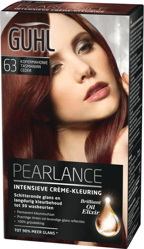 Guhl Intensive Crème Coloration 63 Cuivré Acajou - Kit Coloration Permanente
