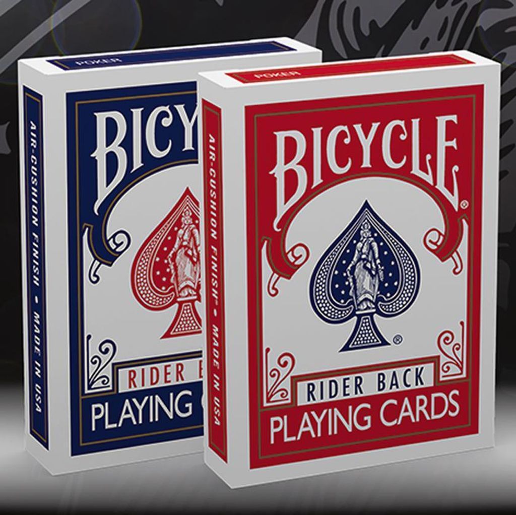 Bicycle Rider Back in Rot oder Blau (807 Classic Tuck) Produktbild 