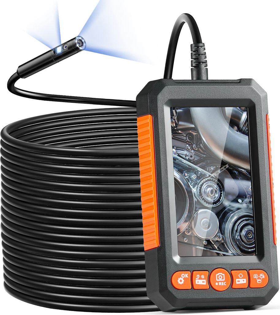 Endoskop Kamera KFZ 2-Weg 210° Industrie Inspektion Gelenk-Boreskop IP67 6.45mm - Foto 3