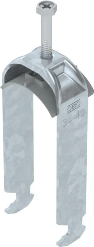 Collier à étrier 40mm en acier galvanisé OBO Bettermann BS-H2-K-40