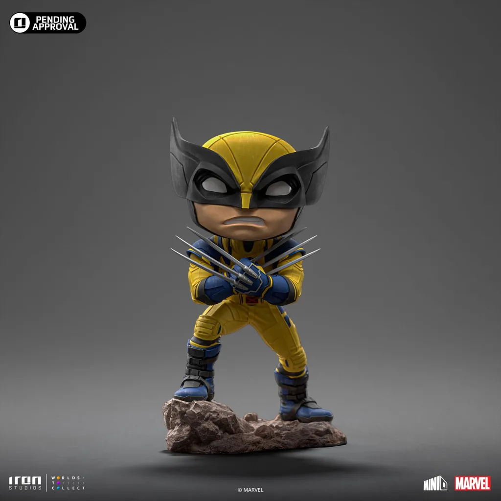 Figurine MiniCo Wolverine Jaune Deadpool Iron Studios 13cm Collectible - 3
