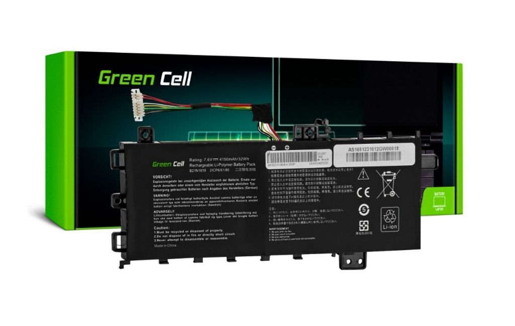 Green Cell Akku B21N1818 C21N1818-1 fr Asus VivoBook 15