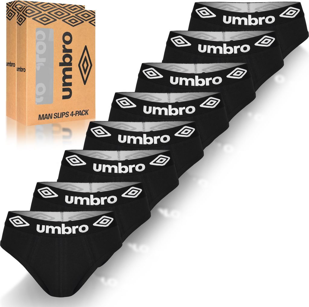 Umbro 8-Pack - Pánské Bavlněné Slipy, Kalhoty Pro Muže, XXL Obrázek produktu 