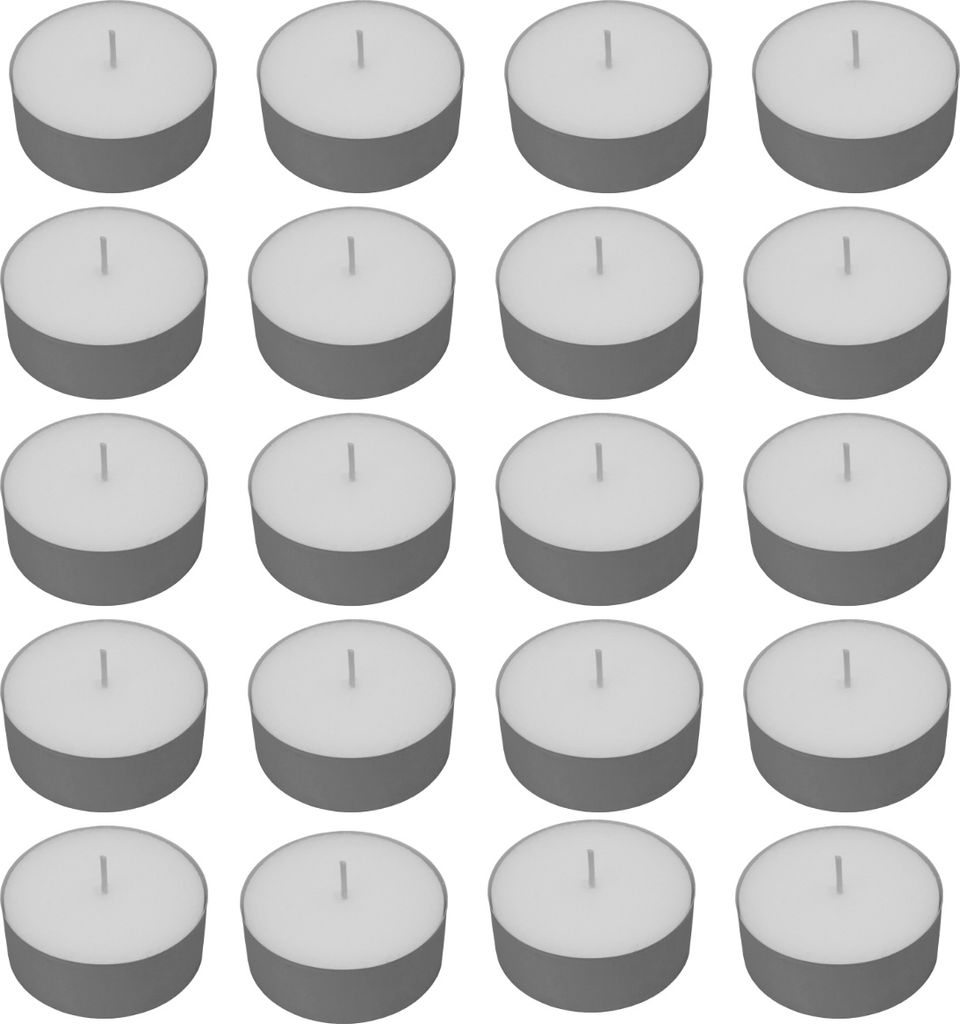 20 Maxi Teelichter 10 Stunden Brenndauer Durchmesser 58 mm Produktbild 