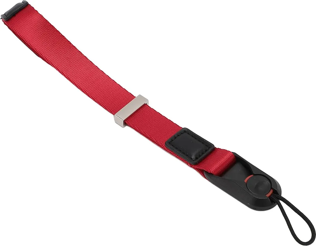 Tracolla Reflex Rossa Nylon Chiusura Rapida Sicurezza Totale