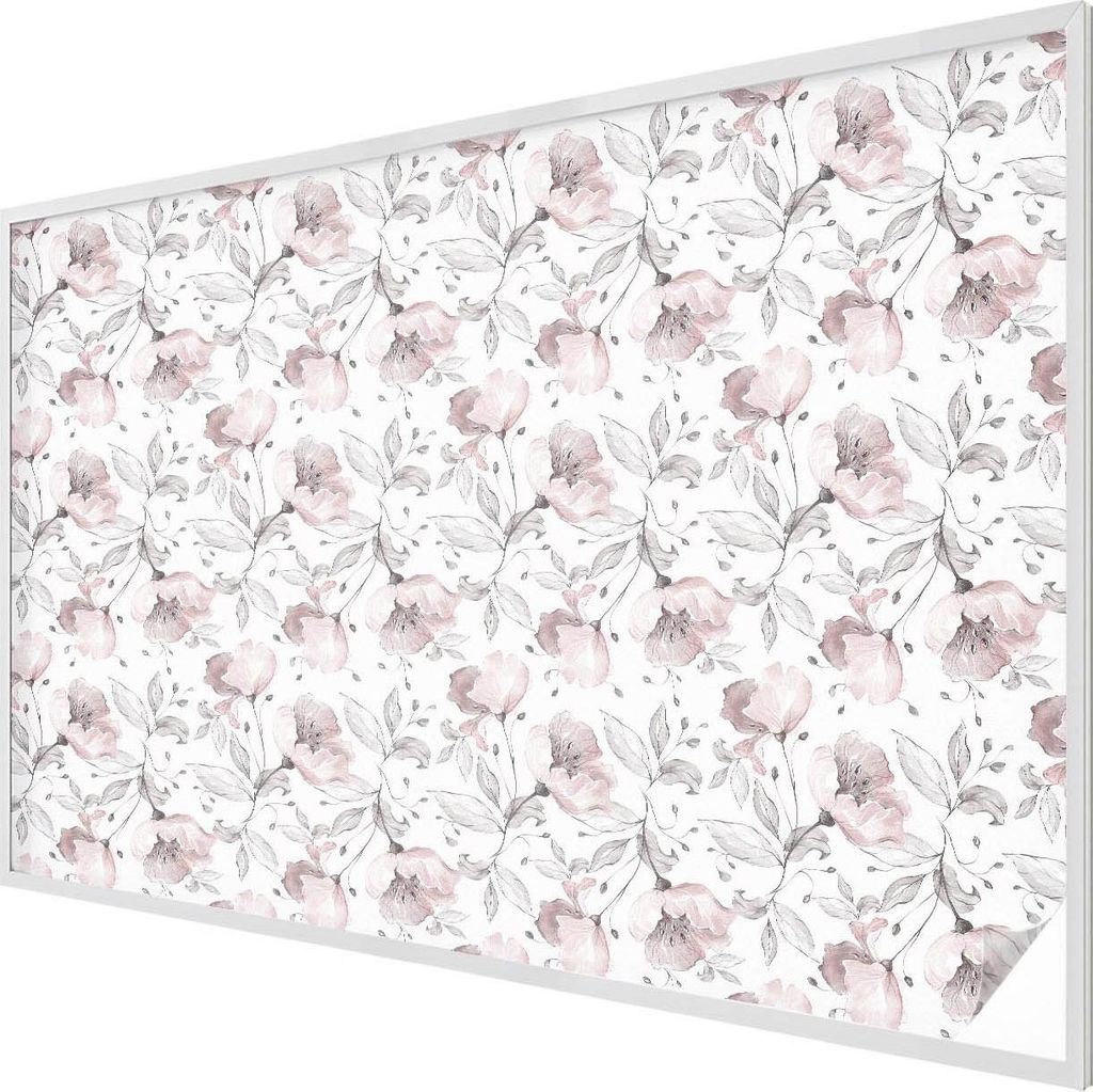 Buntglas Fensterfolie – 146x200 cm – Stained-Glass Design – blickdichte dekorative Sichtschutzfolie – selbstklebend, UV-Schutz – Rosenbl...