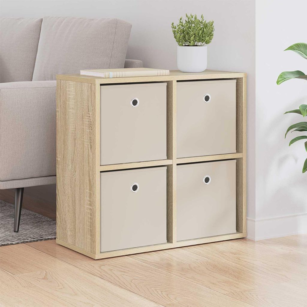 Sideboard mit Schubladen Sonoma-Eiche 59,5 x 27 x 57 cm - Kommoden DE1567