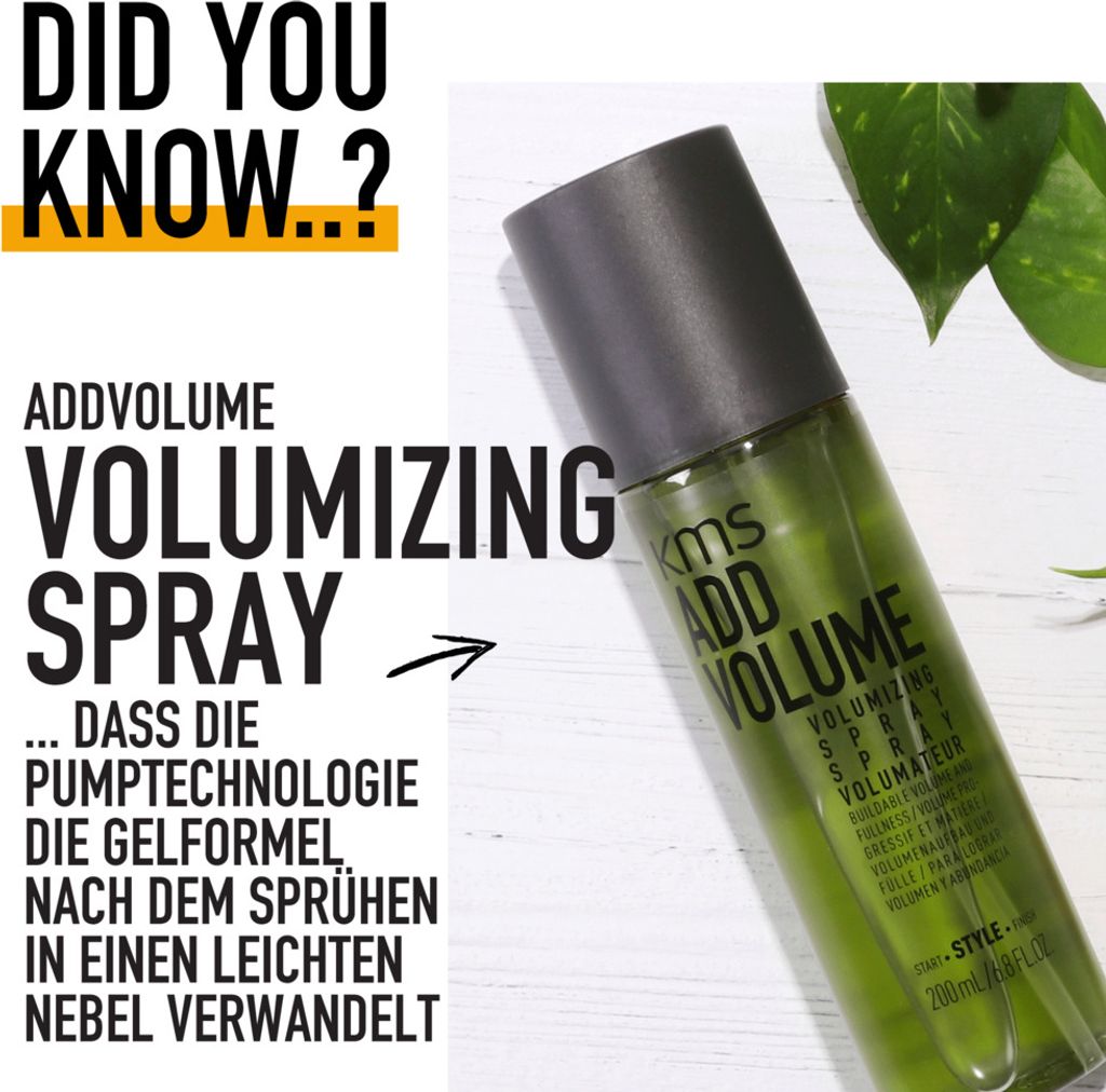 KMS Addvolume Volumizing Spray 200 ml Produktbild 7