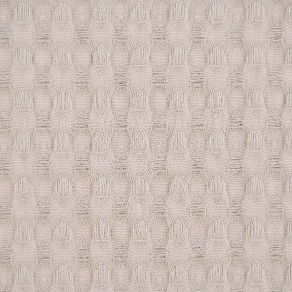 Waffelpique soft Waffelstoff Baumwolle uni hellgrau 1,35m Breite