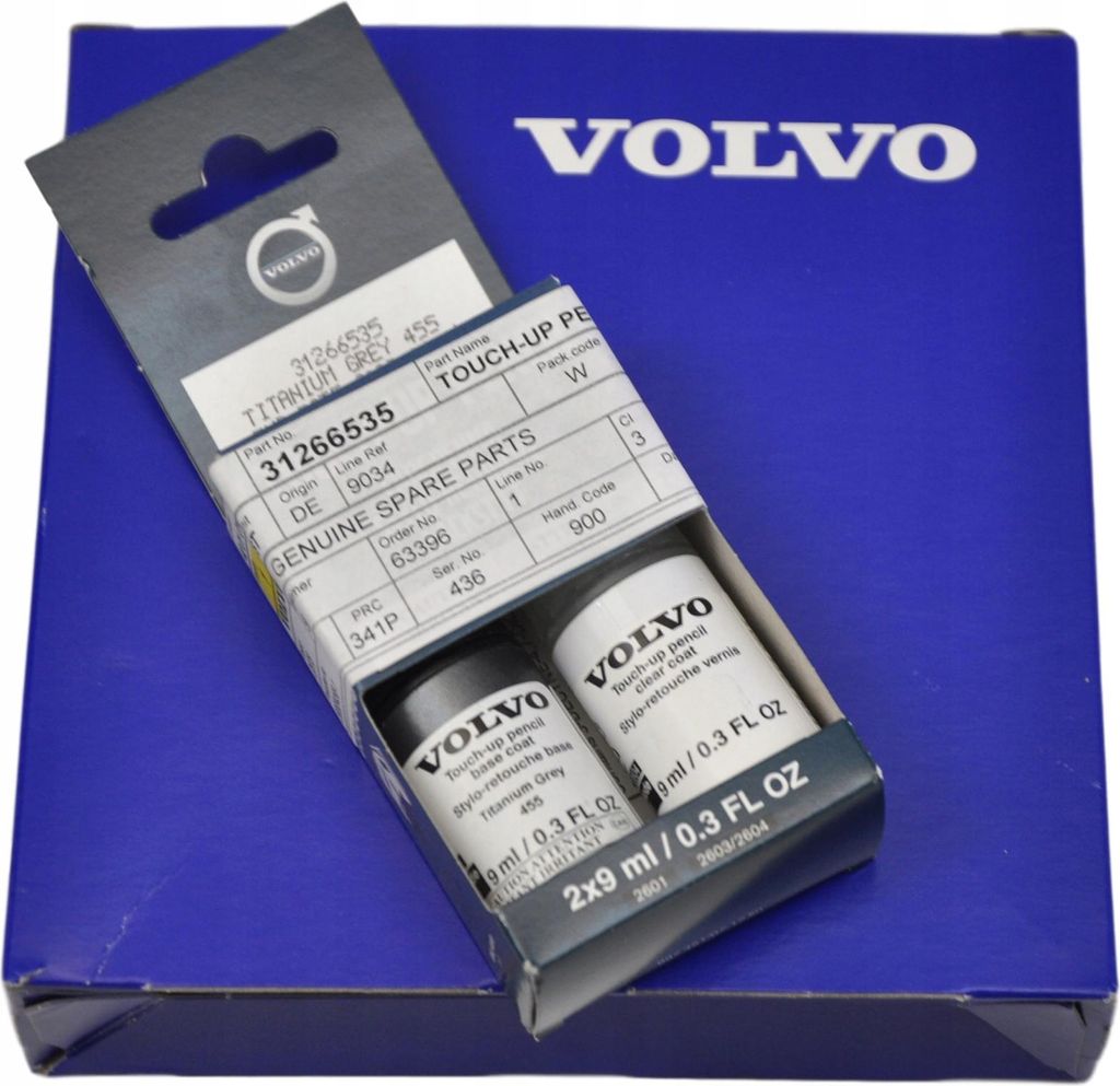 VOLVO-Stiftlack TitaniumGrau 455