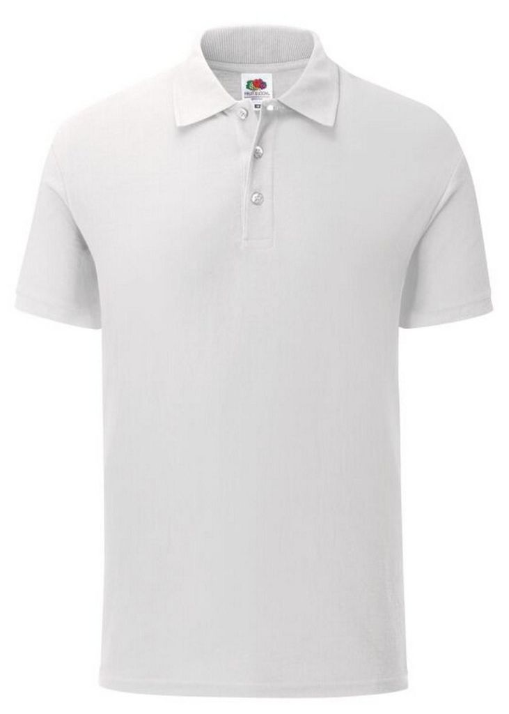 Fruit of the Loom - Poloshirt für Herren FK3367 (3XL) (Weiß)