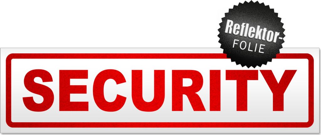 Security Magnetschild Schild magnetisch
