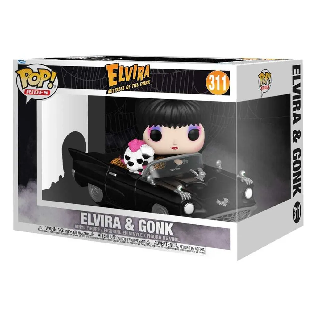 Figurine Elvira Funko Pop! Deluxe avec Gonk détails fidèles en vinyle