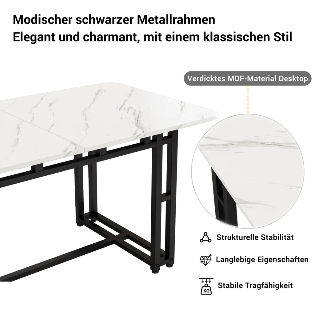 Table à Manger avec 4 Chaises en Velours Vert pour Salle à Manger Moderne