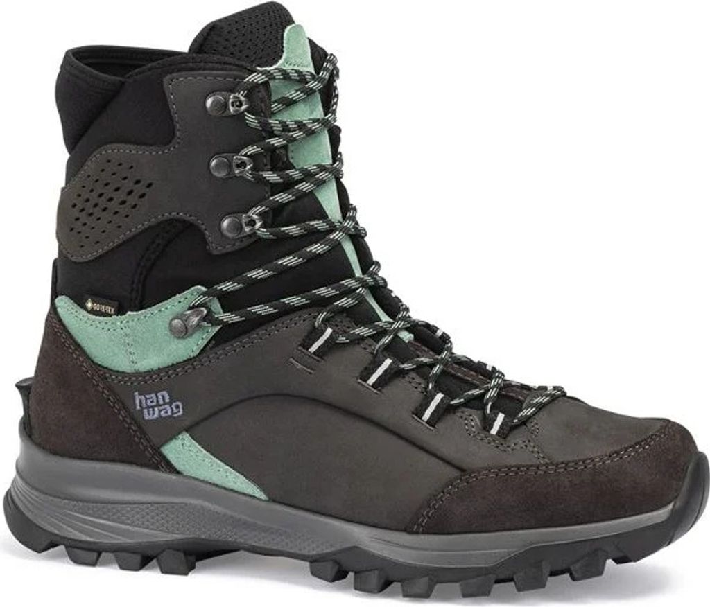 Hanwag Banks Snow Lady GTX asphalt/mint Winterwanderschuhe UK 5,5 - EU 39