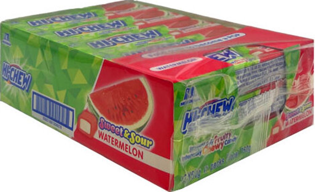 HI-CHEW sweet & sour Watermelon Kaubonbon 15x 50g Produktbild 
