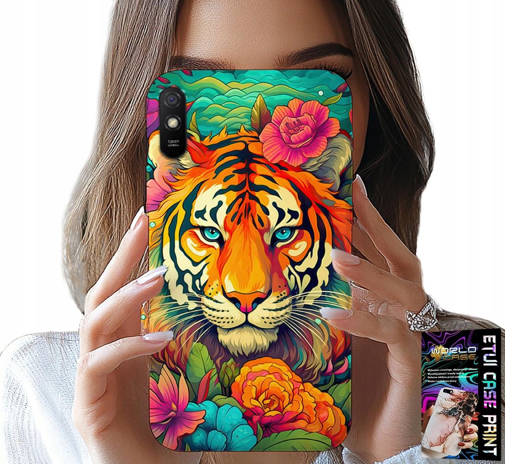 Hülle Für Xiaomi Redmi 9A - Tiermuster Tiger Tiger Hülle