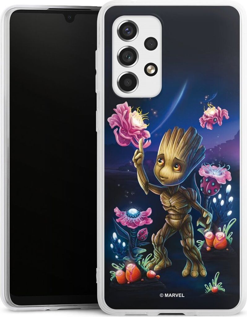 DeinDesign Handyhülle für Samsung Galaxy A33 5G Silikon Hülle Case Smartphone Schutzhülle Marvel Guardians Of The Galaxy Baby Groot
