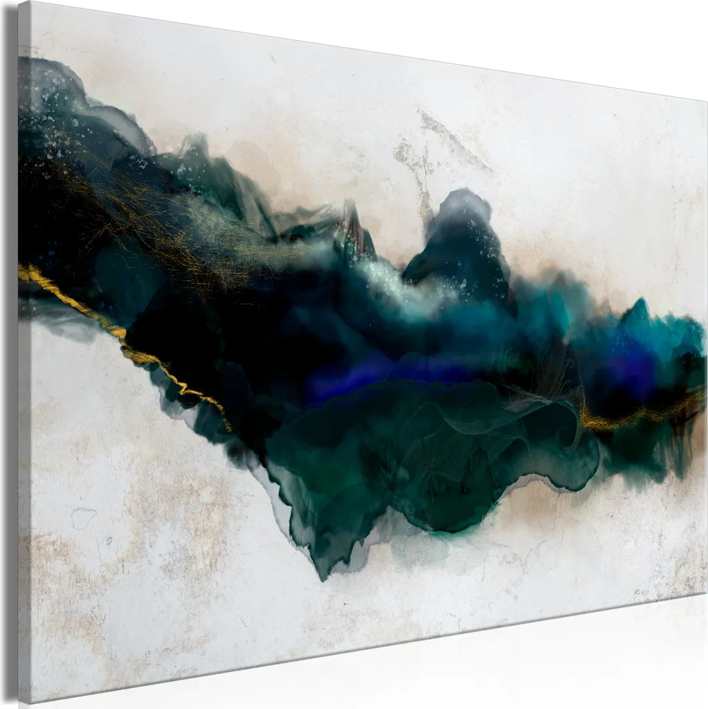 Decorazione Parete Rift of Blue Abstract - Quadro Tela 120x80