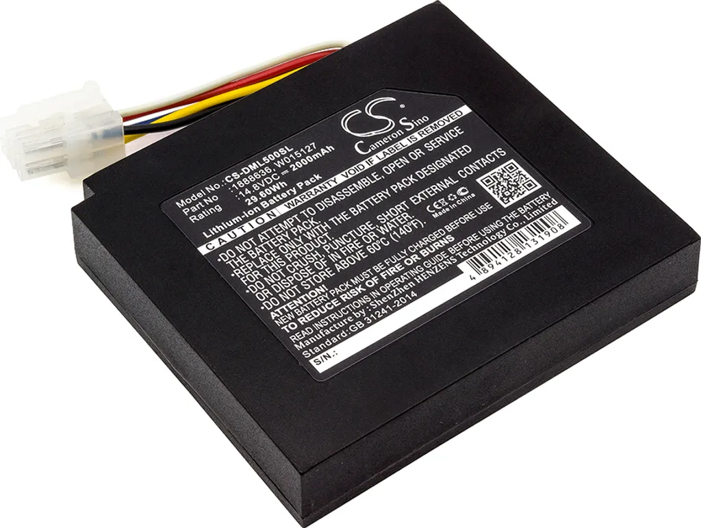 Batterie pour DYMO LabelManager 500TS et PnP Wireless remplace 1888636