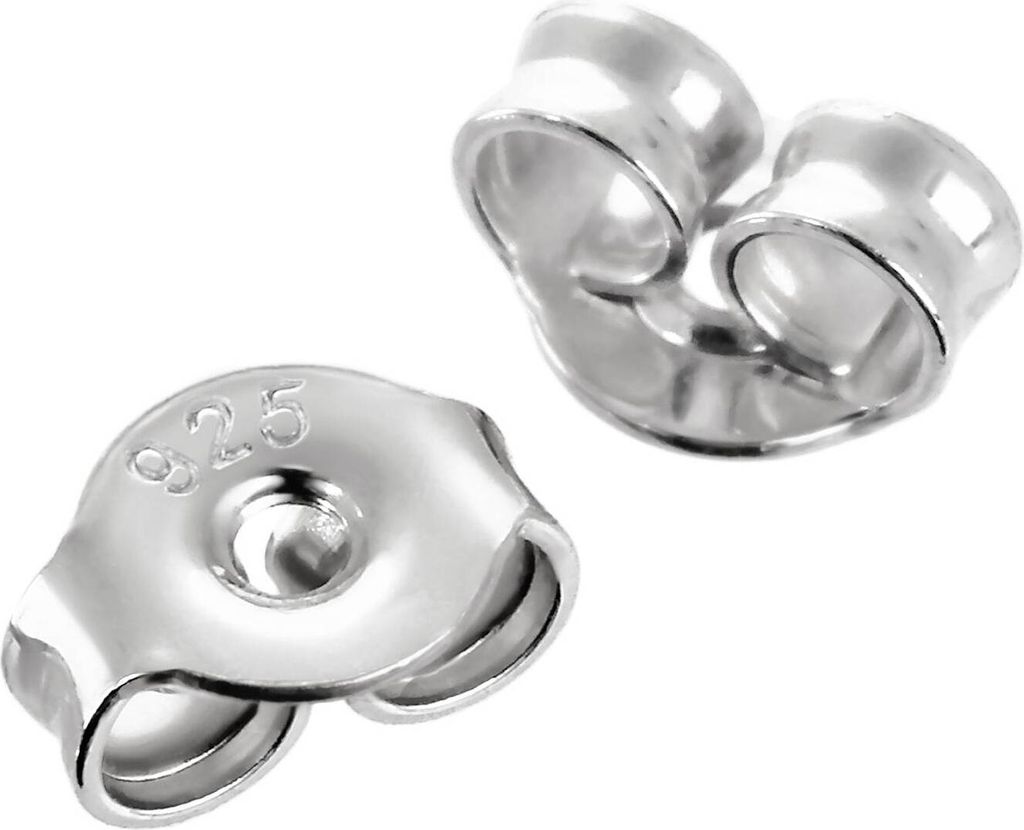 5 Paar 925er Sterlingsilber 4,8mm Gegenstecker Butterfly Verschluss