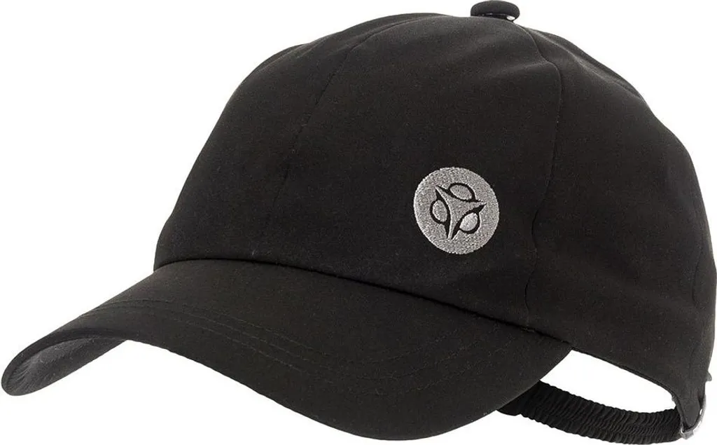 Casquette de baseball Agu Rain noire imperméable en taille S-M