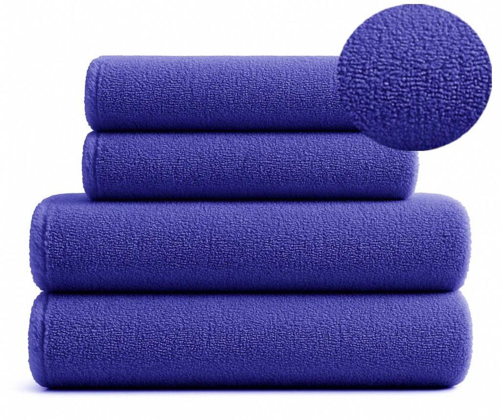 Handtuch - 100% Baumwolle - 420g/m2 - 70x140 cm - Extra Saugfähig - Blau - hohe Grammatur - Diana