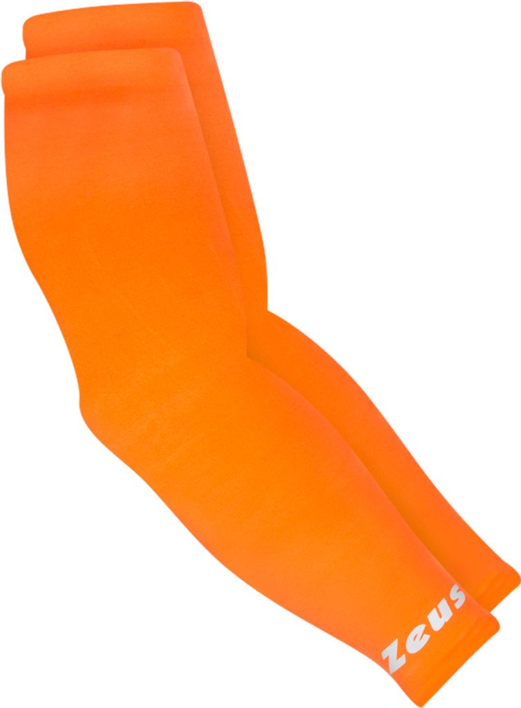 EG ARANCIO FLUO|Zeus Kompression Armsleeves Strick Ellbogenbandage neonorange