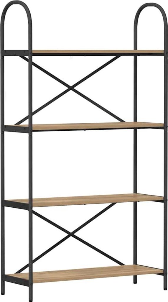 SYFAX Regal Artisan-Eiche 80 x 30 x 146 cm Holzwerkstoff