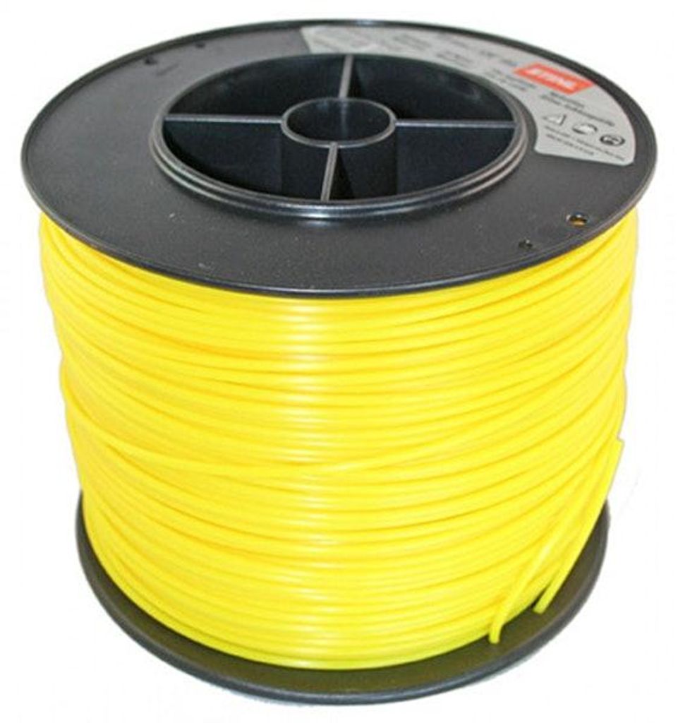 Bobine de fil rond diamètre 3mm longueur 168m - jaune - Image du produit 