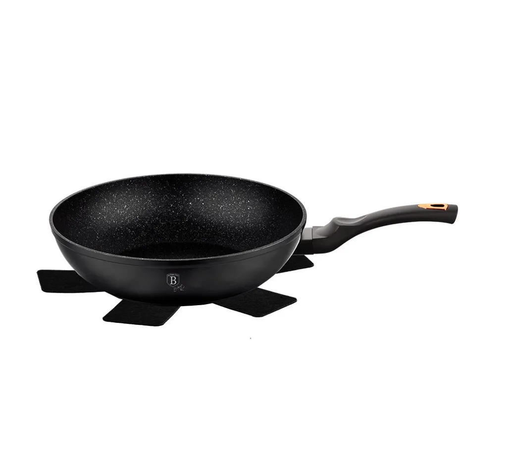 Berlinger Haus BH1638N Wok 28cm Black Rose - Risparmio Energetico 35%