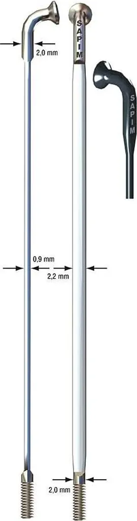 Rayon Sapim CX-Ray DD 266mm pour Éviter la Casse et Alléger votre Vélo