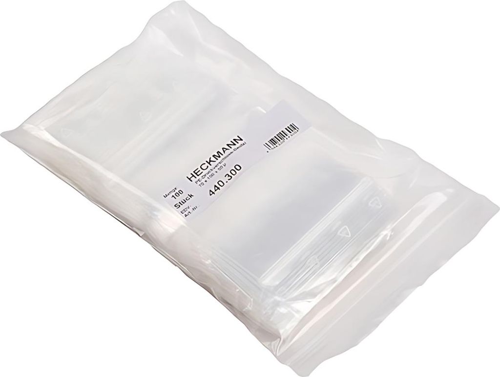 Wihedü 440.300 Druckverschlussbeutel 70x100 mm, mit Produktbild 