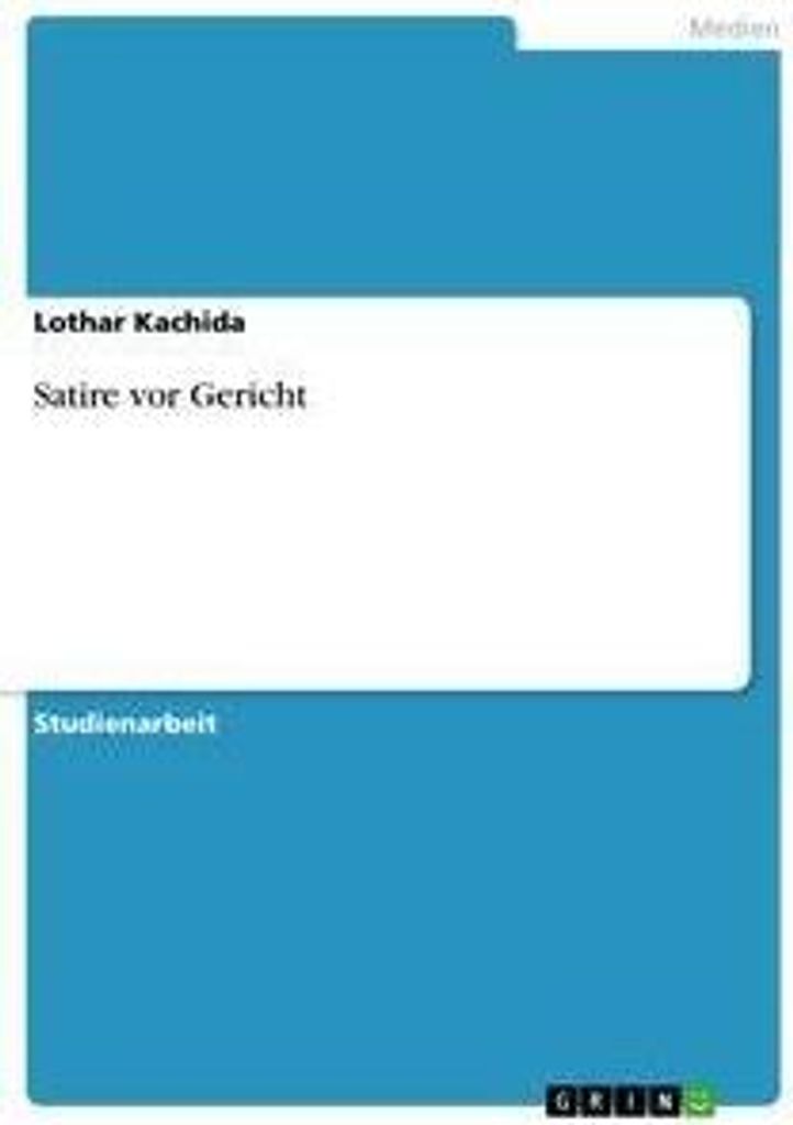 Satire vor Gericht