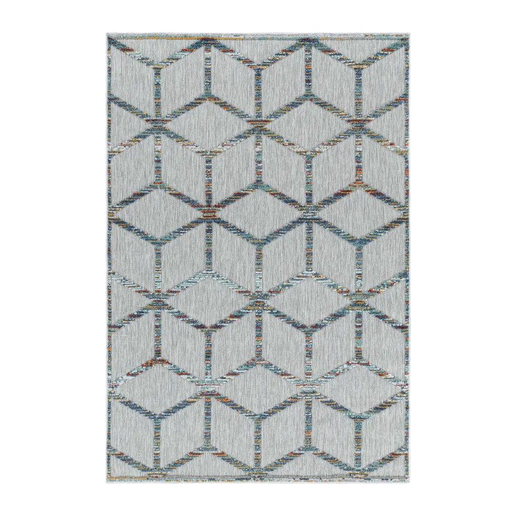 Tapis Bahama Novel Multicolore à Poils Mixtes 240x340cm Résistant
