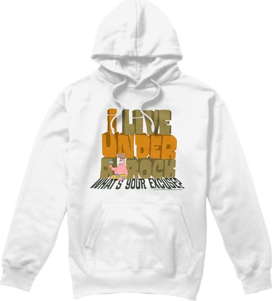 SpongeBob SquarePants - "What's Your Excuse?" Kapuzenpullover für Herren TV8796 (L) (Weiß)