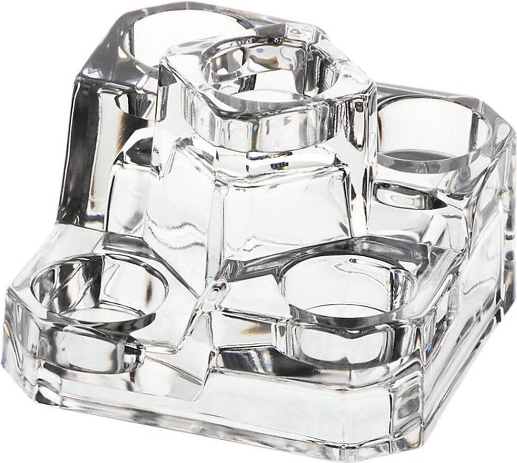 Teelichthalter 5er Lucio 10cm , aus Bleikristall
