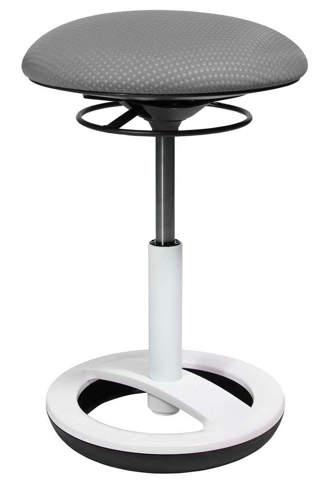 Topstar Fitness-Hocker Sitness Bob Weiß/Dunkelgrau Produktbild 1