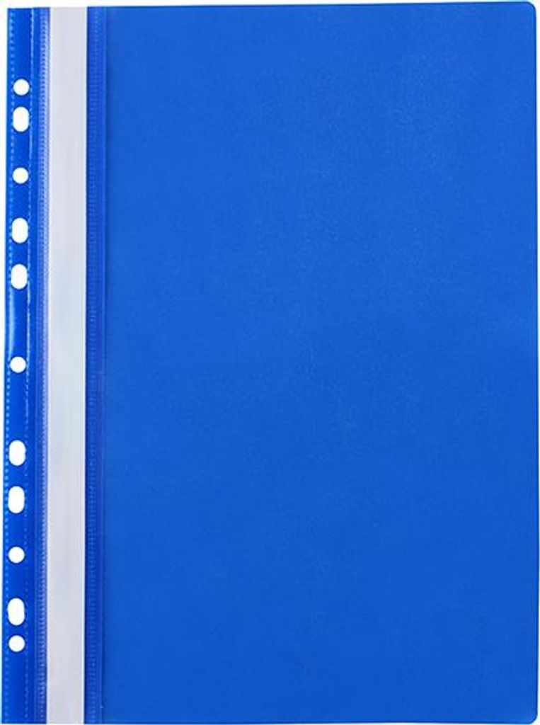 Hängemappen für die übersichtliche Ablage von Dokumenten im Format A4, Farbe Blau, aus robustem Hart-PVC, 10er Pack