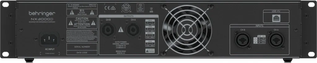 Amplificateur de Puissance Classe D Behringer NX3000D Smart Control - 6