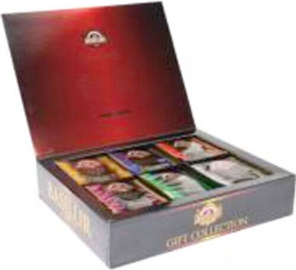 Basilur Tee Set 6 Teesorten 60 Teebeutel Schwarztee Grüntee Produktbild 1