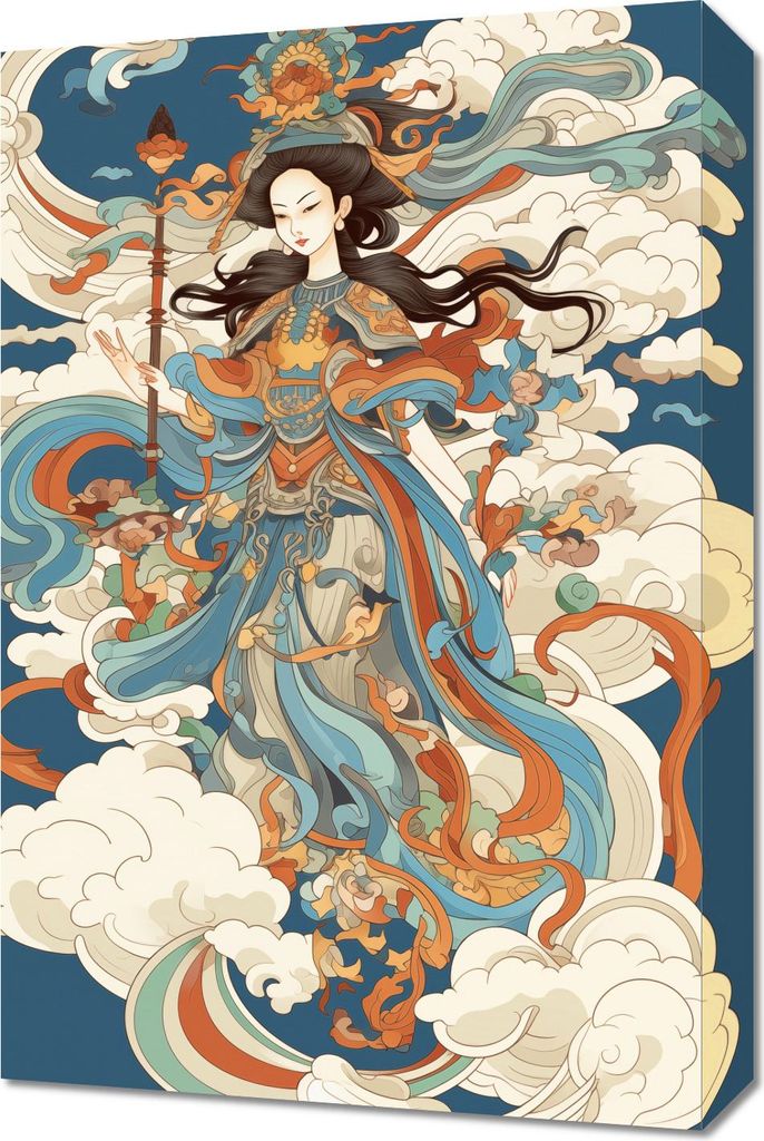 Bild 40x60cm Himmlische Visionärin