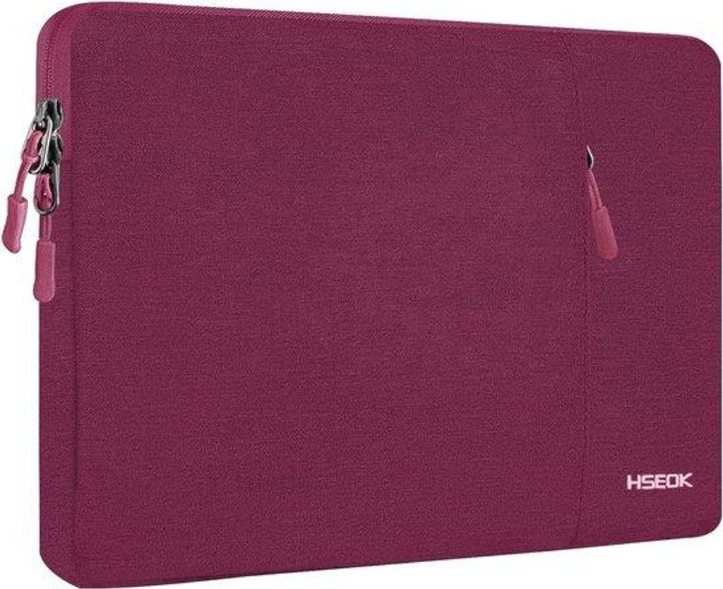 Laptop-Case 15,6 Zoll Wasserfestes Schutzwandertasche für die meisten 15,6" Notebooks, rot