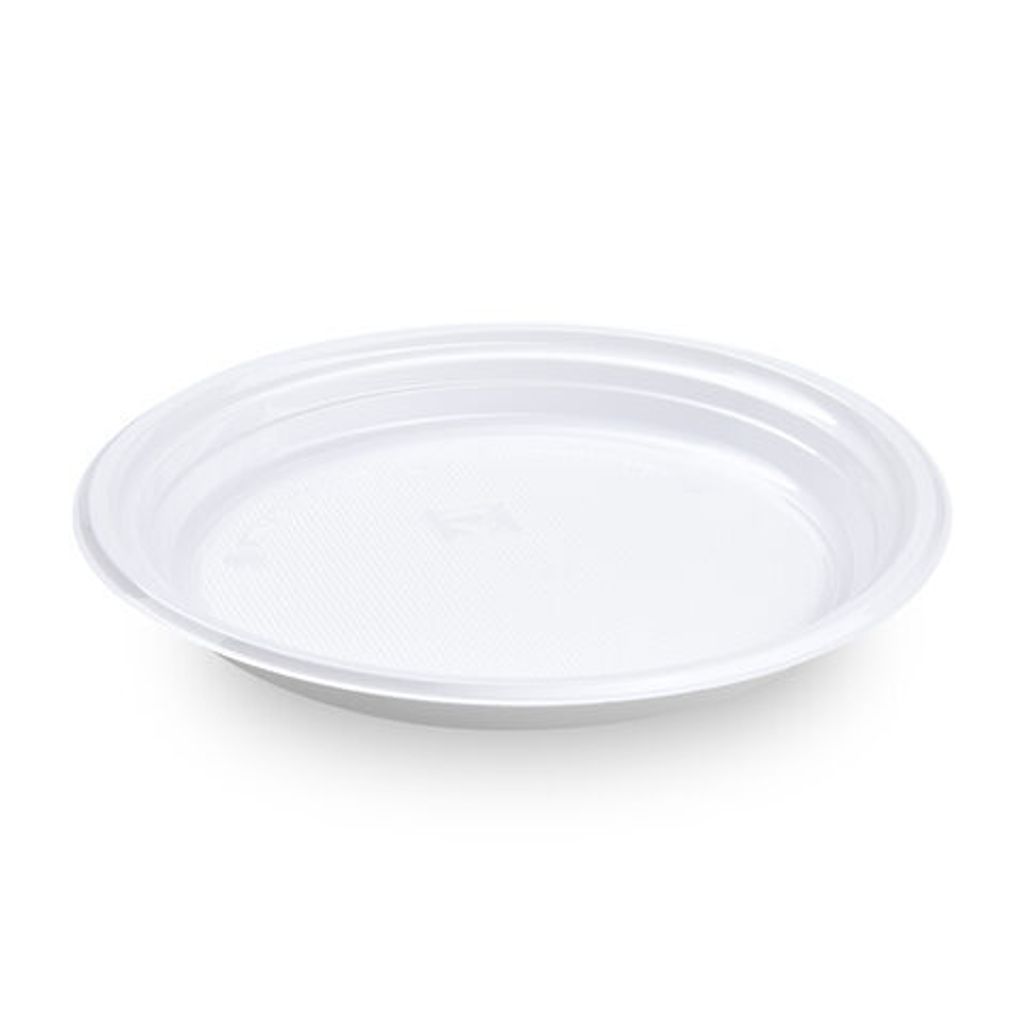 100x Mehrweg Menüteller rund Ø 22 cm H 2,6 cm Produktbild 